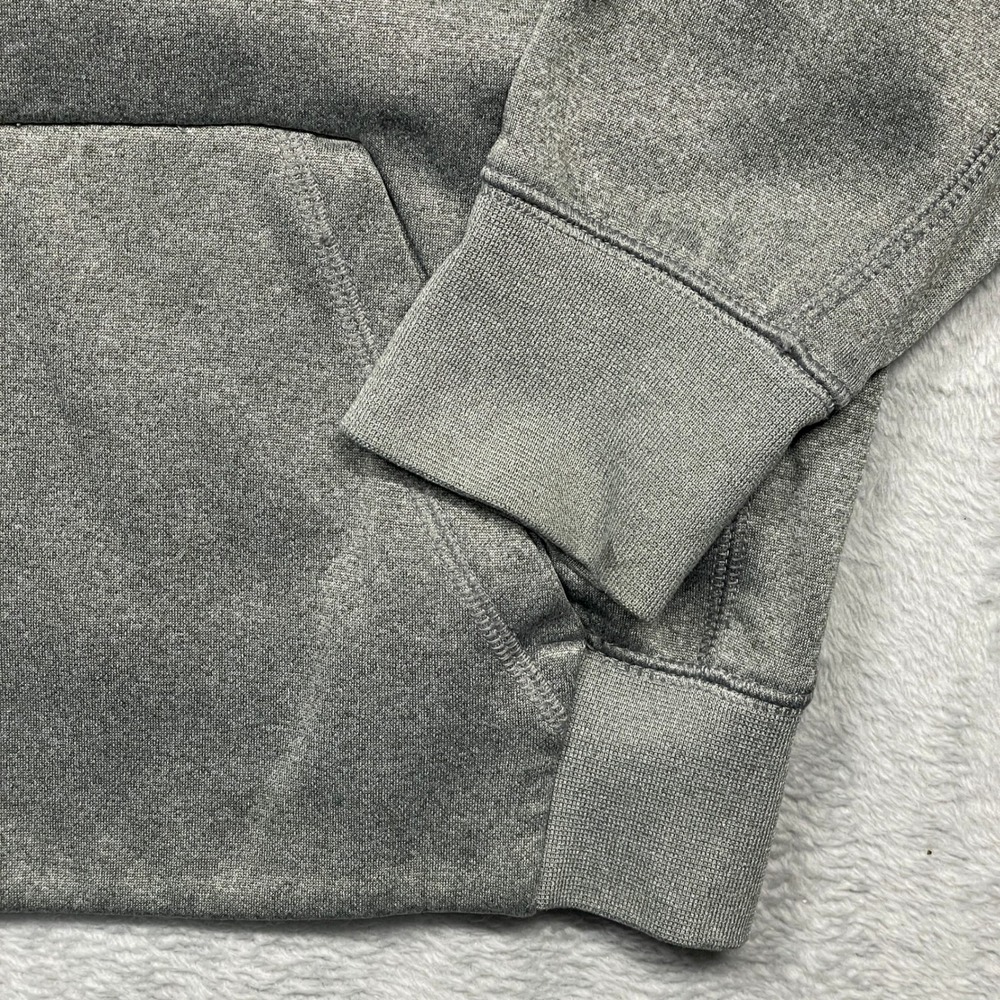 Nike Baseball Hoodie Boys Medium Gray Dri-FIT Pullover Sweatshirt Graphic - Picture 2 of 9